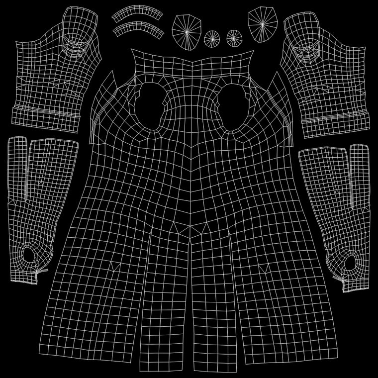 Trench coat UVs